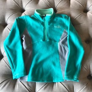 Like New Kids North Face Pull Over Fleece